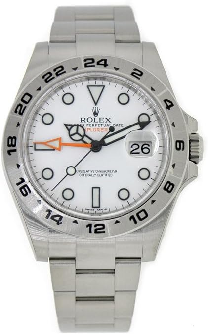 Rolex Explorer II White Dial Stainless Steel Men's Watch 216570