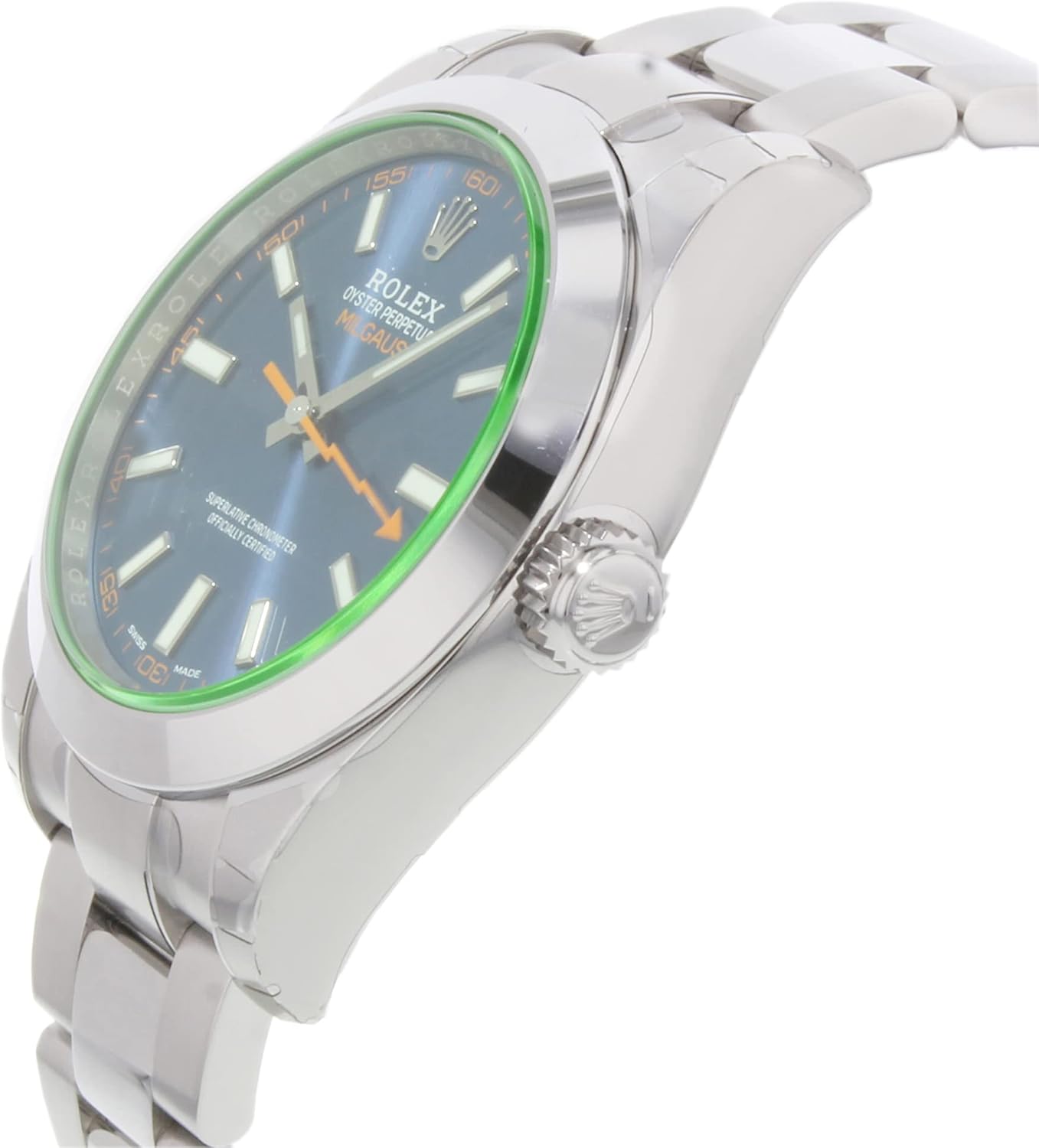 Rolex Milgauss 40 Blue Dial Stainless Steel Men's Watch 116400gv