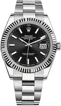 Rolex Datejust 41 Black Dial Stainless Steel Automatic Men's Watch 126334BKSO