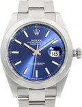 Rolex Datejust 41 Blue Dial Stainless Steel Men's Watch 126300BLSO