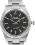 Rolex Oyster Perpetual Black Dial Automatic Men's Watch 114300BKSO